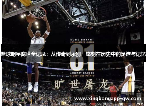 篮球明星离世全记录：从传奇到永别，铭刻在历史中的足迹与记忆